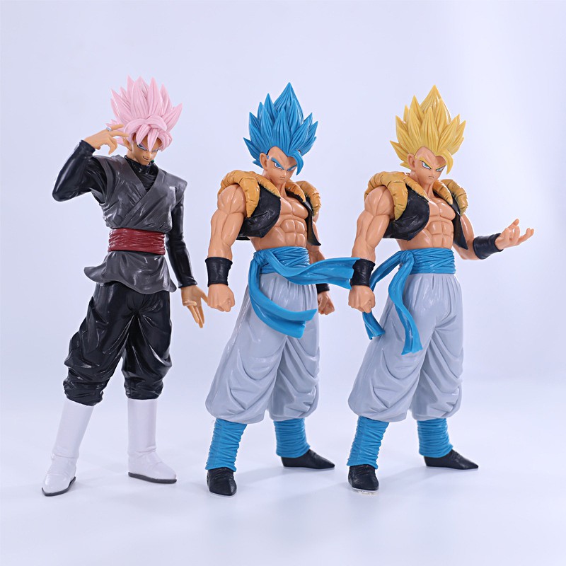 Dragon Ball Super Goku Vegeta Action Figure Gogeta Rosa Azul Amarelo