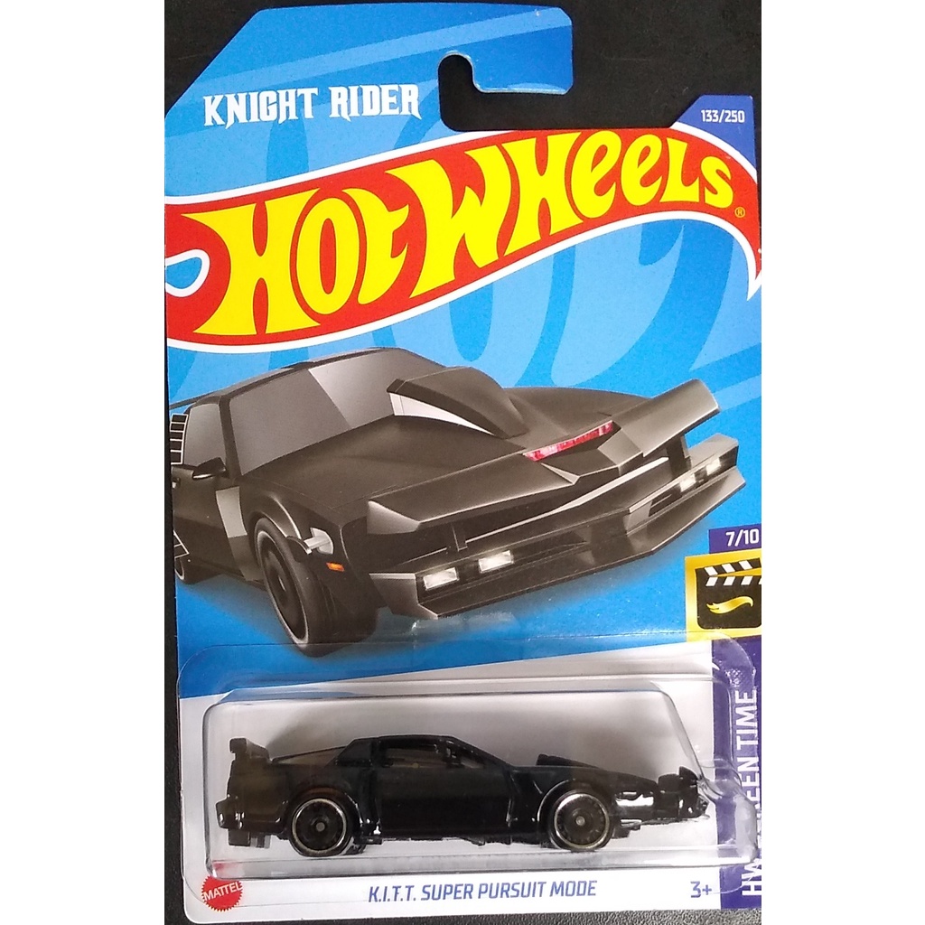 HOT WHEELS K I T T Super Pursuit Mode Knight Rider HW SCREEN TIME Shopee Brasil