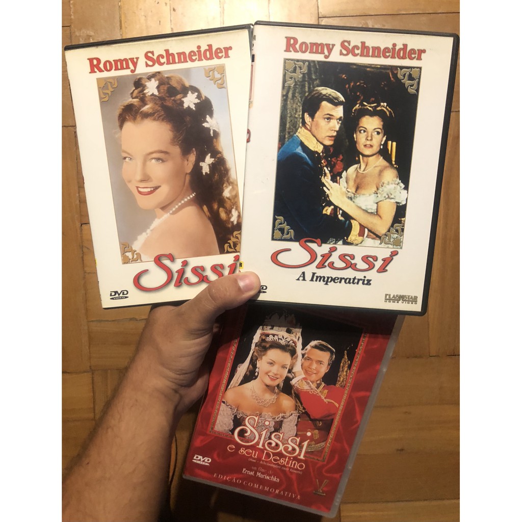 DVDs Coleção Sissi 3 filmes Shopee Brasil