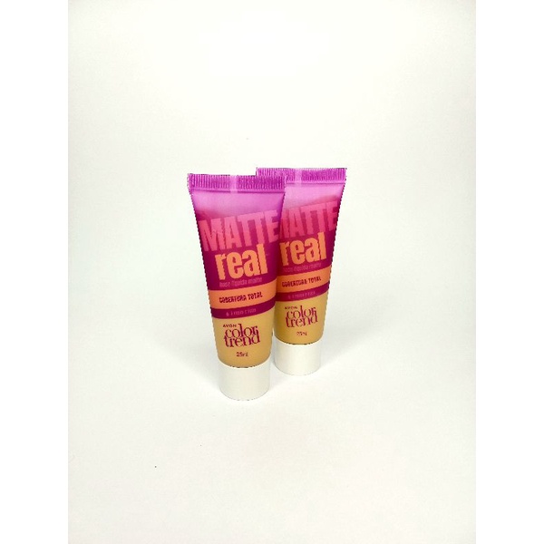 Base L Quida Matte Real Avon Color Trend Ml Shopee Brasil