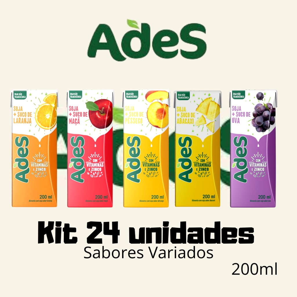 Kit Suco Ades Unidades Ml Variados Shopee Brasil