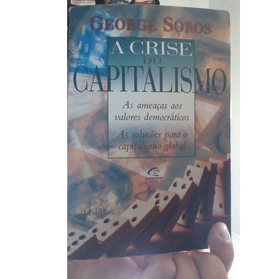 Livro A Crise Do Capitalismo George Soros Ed Campus Shopee Brasil