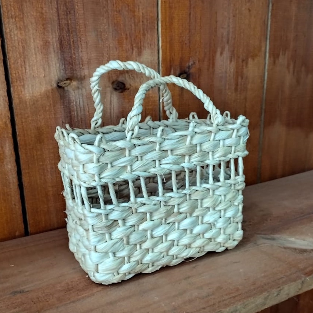 Bolsa De Palha De Milho Artesanal 18x11x26 N3 Barata Shopee Brasil