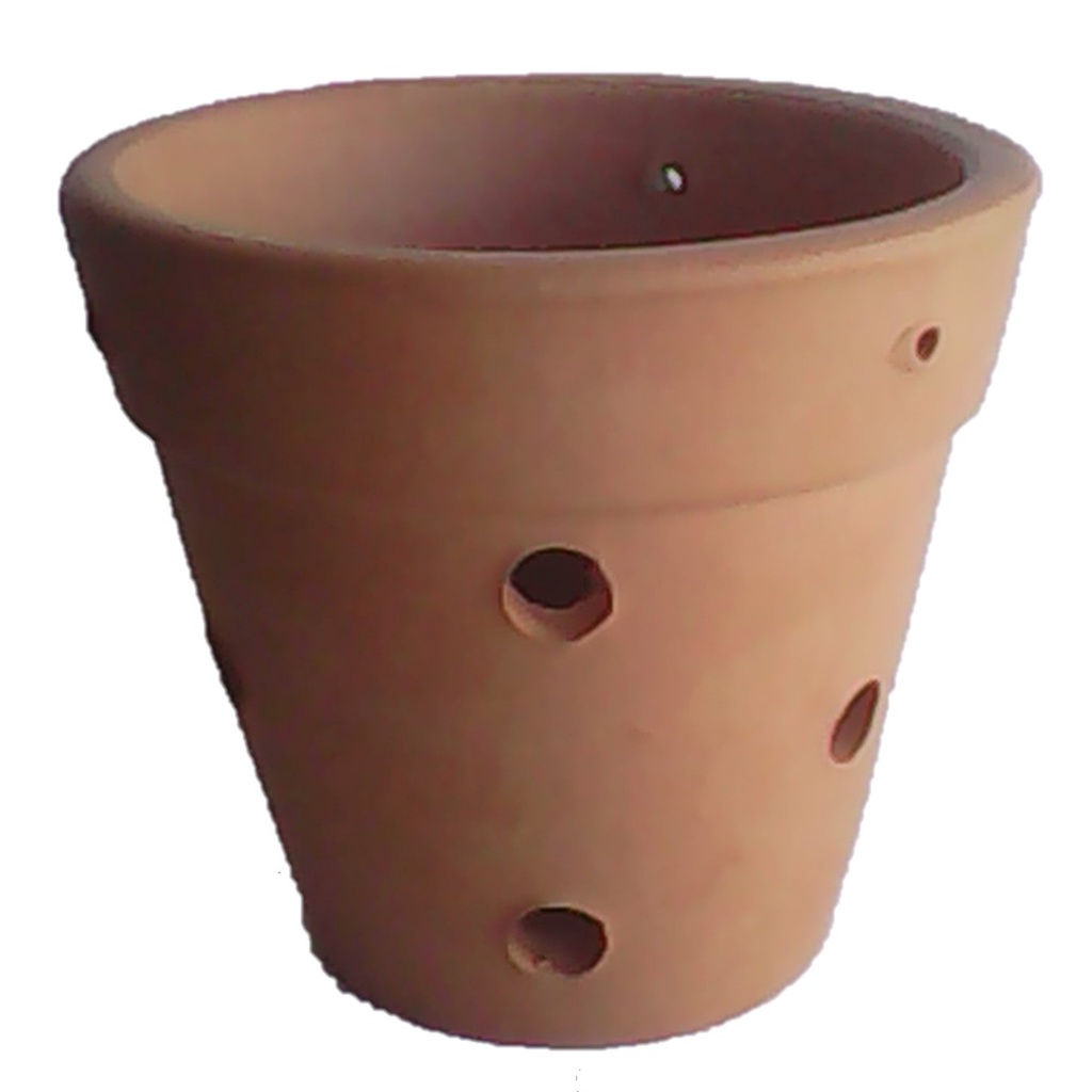 Vaso De Barro Cer Mica Para Orqu Dea Flores E Jardim C Furos Oa