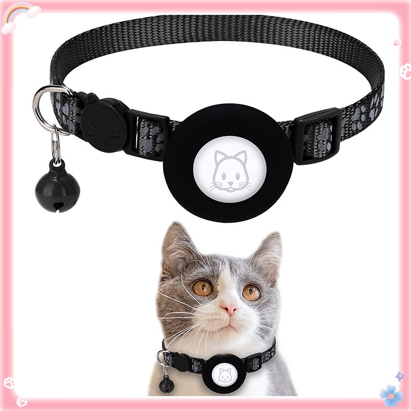 Coleira Airtag Cat Collar Refletiva De Gato Fivela De Seguran A E