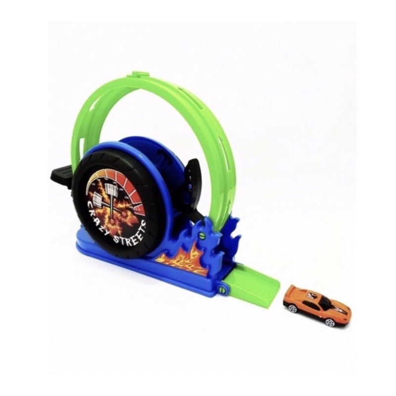 Pista Lançador de Carrinho estilo Hot Wheels de Brinquedo Looping