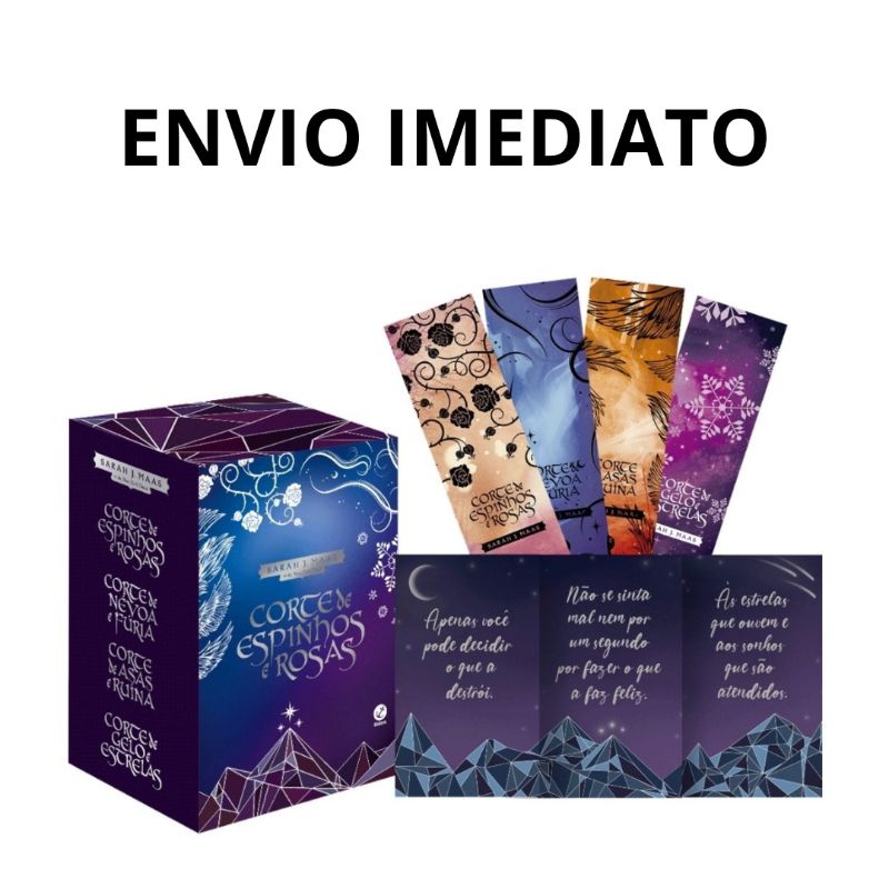 Kit Box Novo Livro S Rie Completa Corte De Espinhos E Rosas Acotar