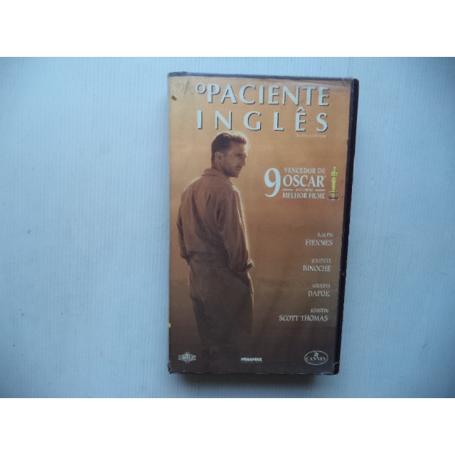 Fita Vhs O Paciente Ingles Original Legendado Shopee Brasil