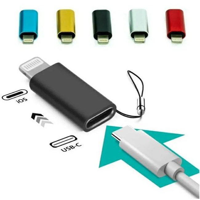 Adaptador Iphone Tipo C F Mea Para Lightning Macho Entrega R Pida