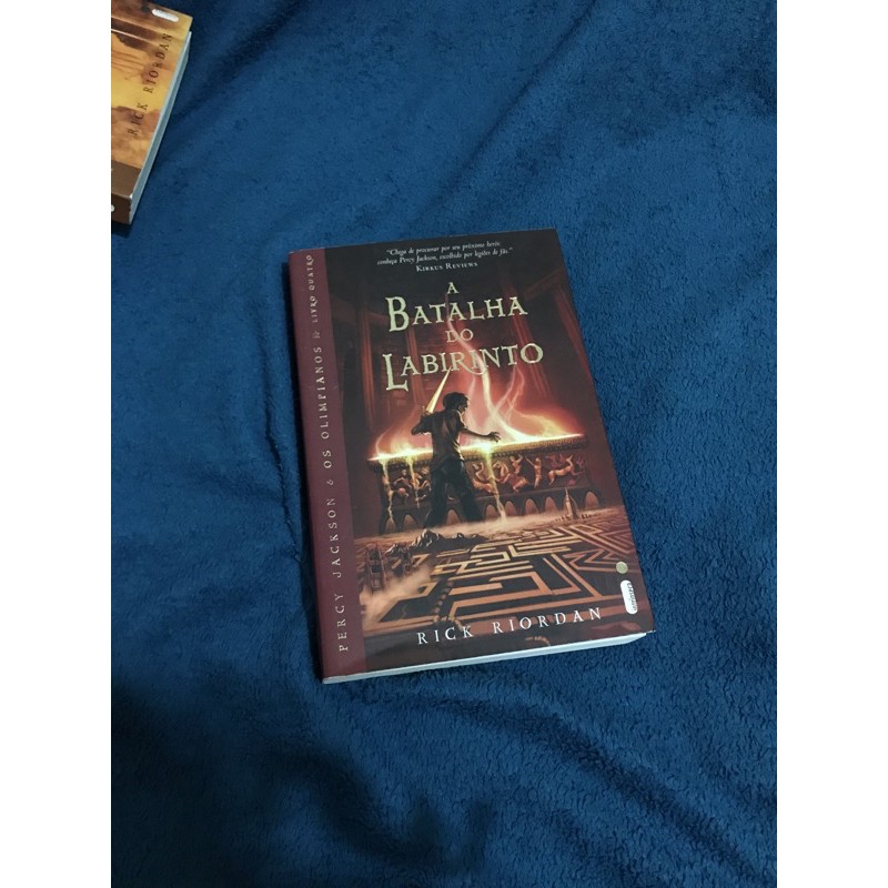 Livro Percy Jackson E A Batalha Do Labirinto Shopee Brasil