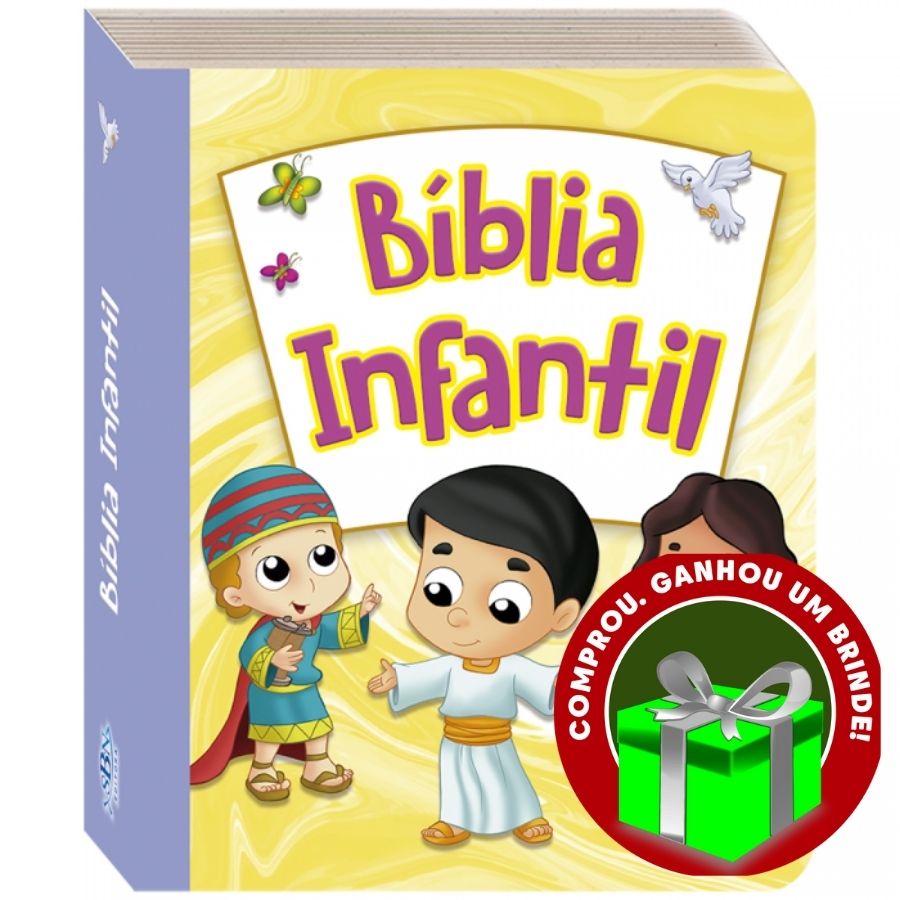 Livro Pequeninos Bíblia Infantil Ilustrada Infantil SBN Crianças