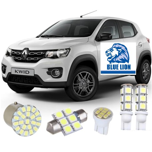 Kit De Lampada Led Renault Kwid Super Branca T10 Carro Automotivo