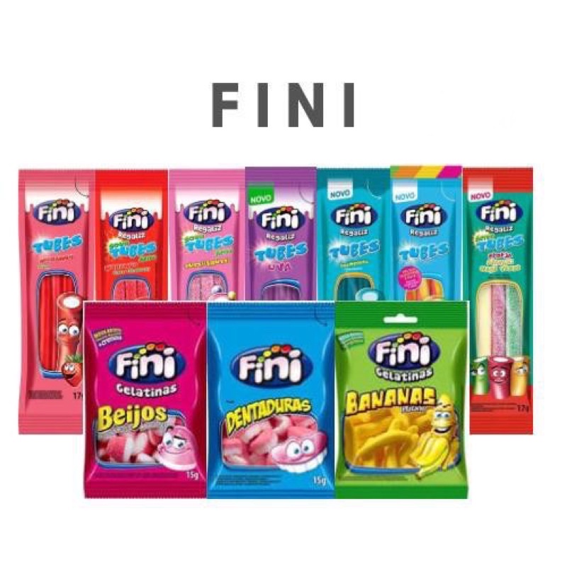 Fini Bala De Goma Sabores Variados 15g 17g Shopee Brasil