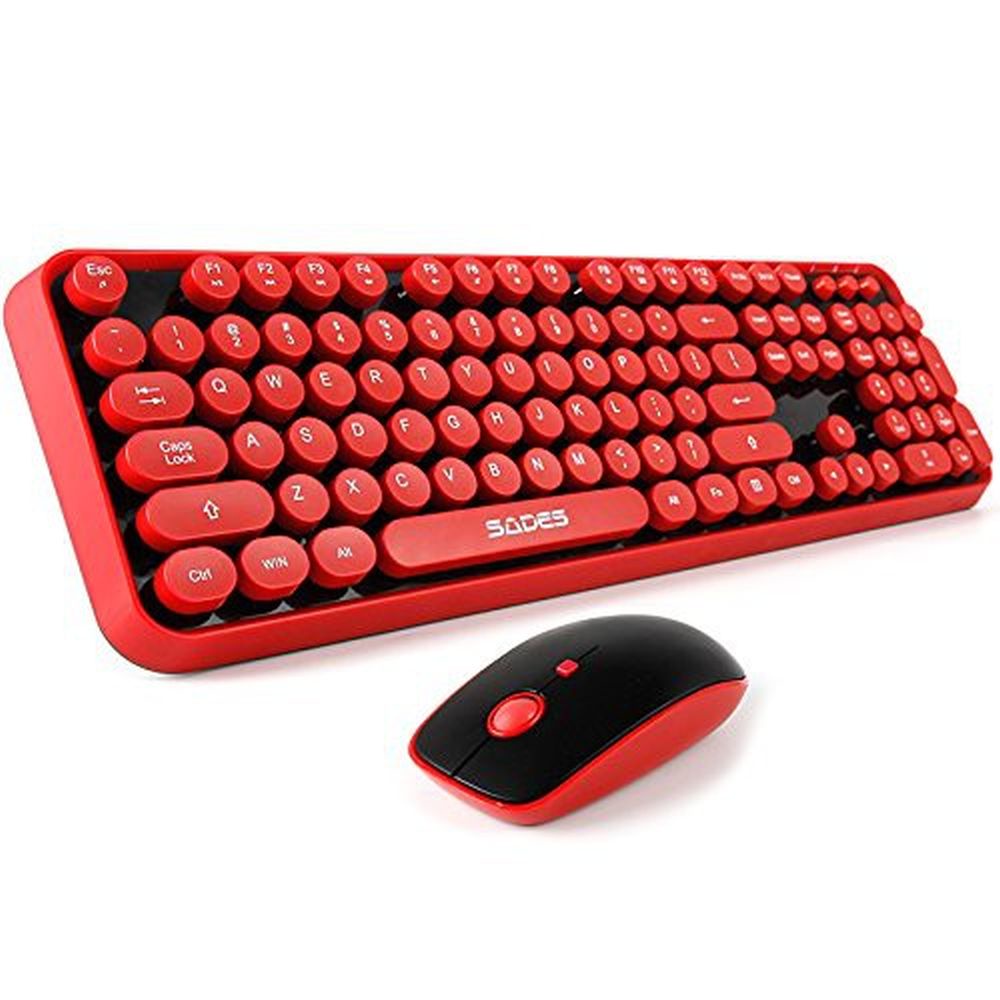 Sades V Teclado Mouse Sem Fio Wireless Ghz Pt Br Abnt Shopee