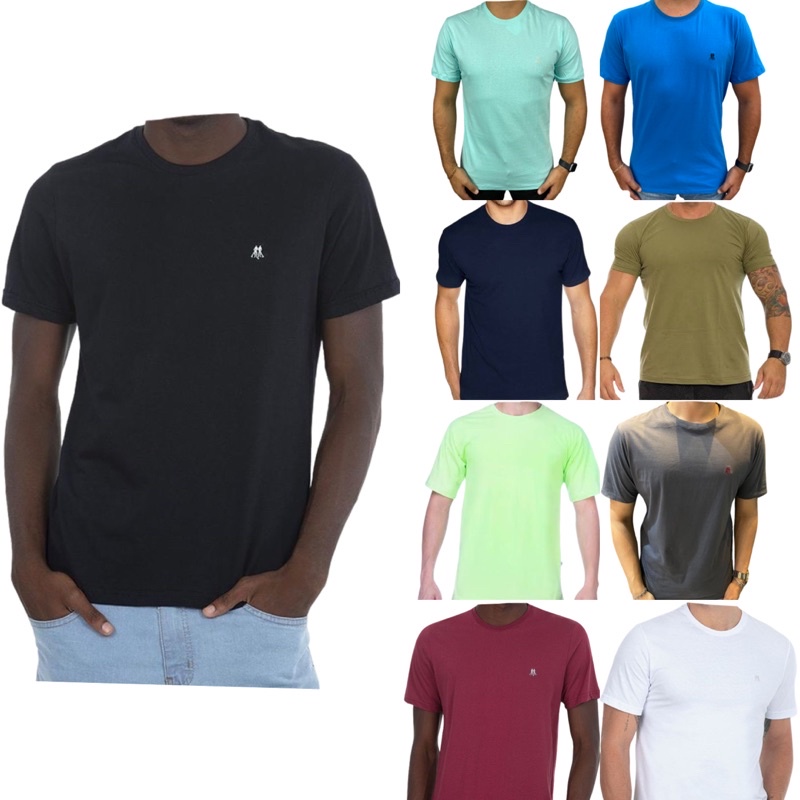 kit 5 Camiseta Básica Masculina POLO WEAR originais Shopee Brasil