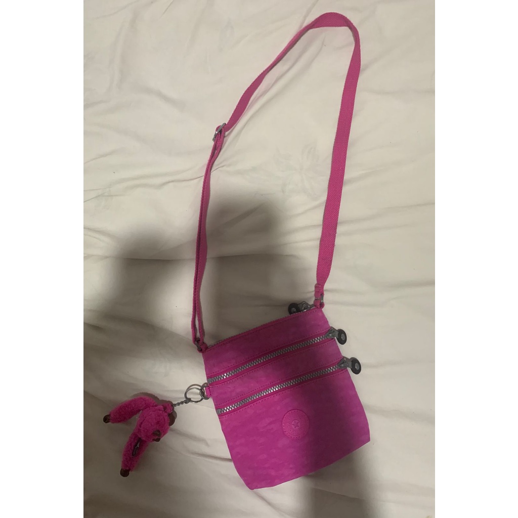 Bolsa Kipling Rosa Fechos Ziper Shopee Brasil