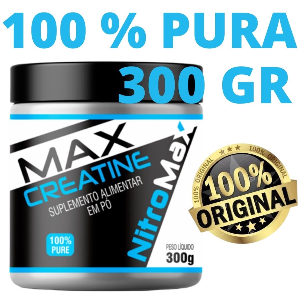 Creatina Pura Gr Nitromax Shopee Brasil