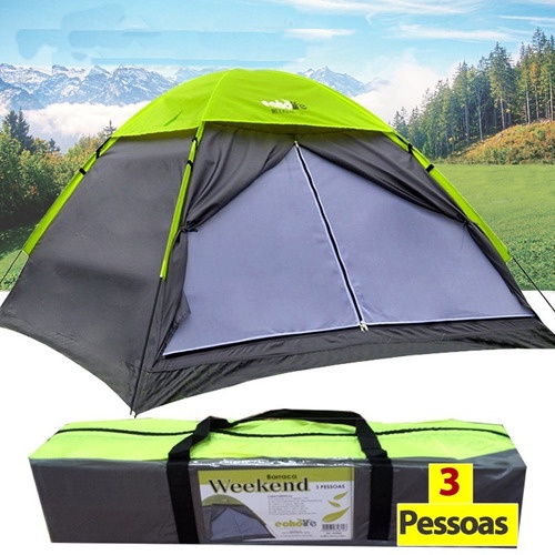 Barraca Echolife Para Camping Pessoas Imperme Vel Weekend Shopee Brasil