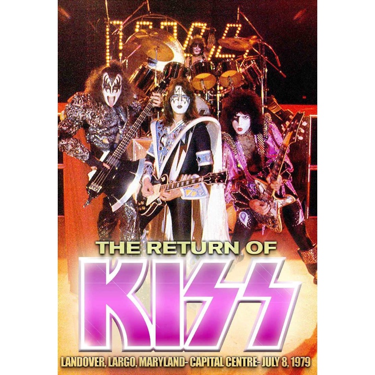 Kiss The Return Of Kiss Dynasty Tour Largo Dvd Shopee Brasil