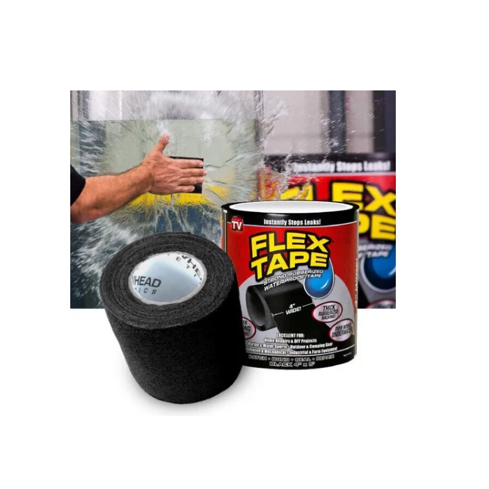 Fita Adesiva Flex Tape A Prova Dagua Cola Tudo Piscinas Vazamentos