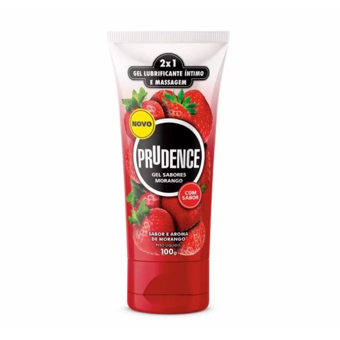 Gel Lubrificante Intimo E Massagem Prudence Morango G Shopee Brasil