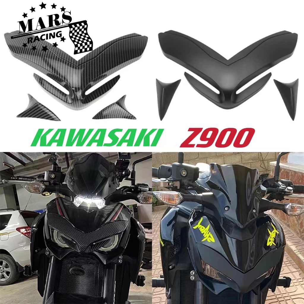 Acessórios da motocicleta Kit de asa aerodinâmica de asa de spoiler