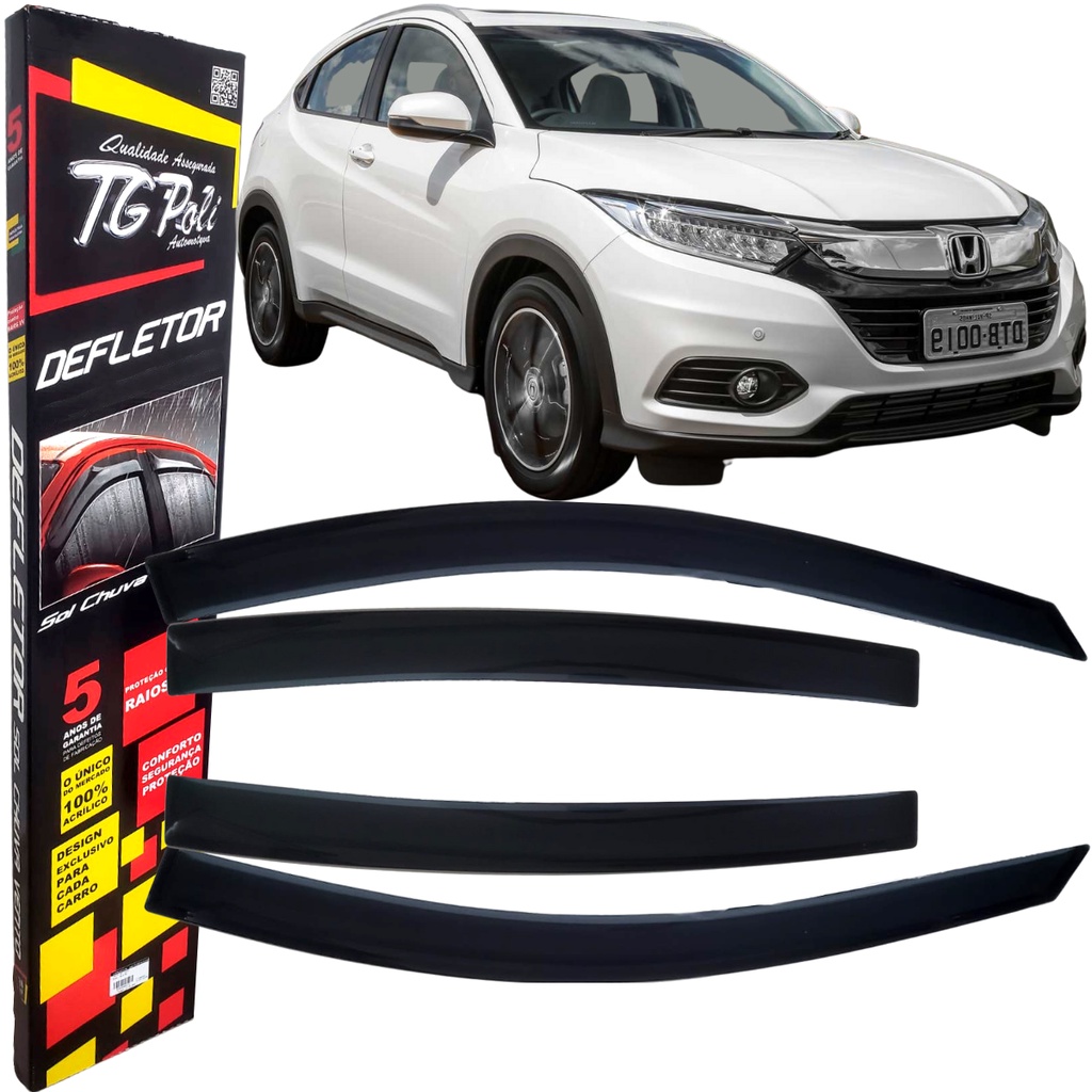 Calha De Chuva Defletor Tg Poli Honda HRV 2015 2016 2017 2018 2019 2020