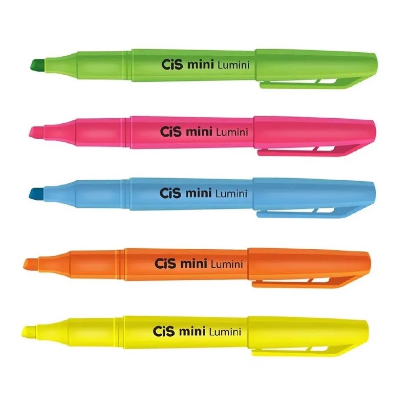 Mini Marca Texto CiS Lumini Neon Shopee Brasil