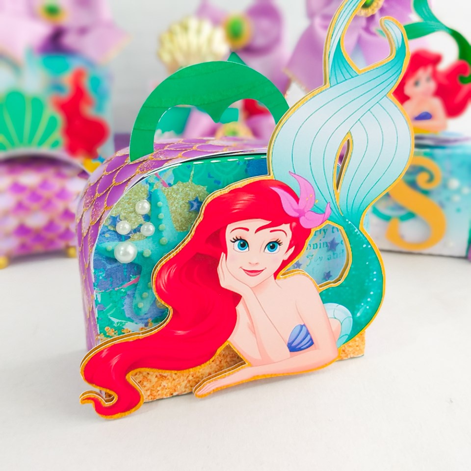 Caixa Maletinha Personalizada Festa ARIEL Shopee Brasil