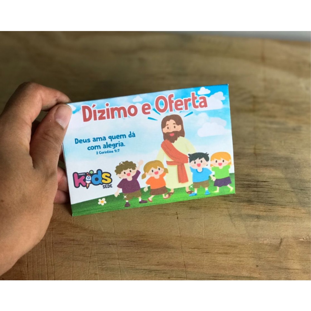 Envelope Infantil Dizimo E Oferta Shopee Brasil