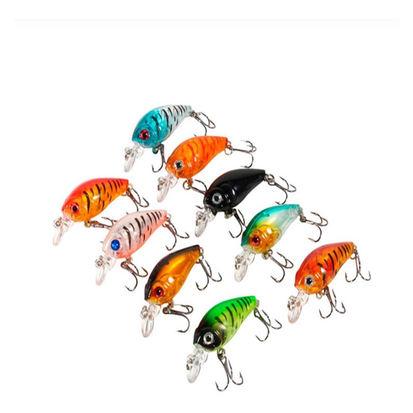 Kit Pesca Mini Iscas Artificiais Tilapias Trairas Bass Shopee