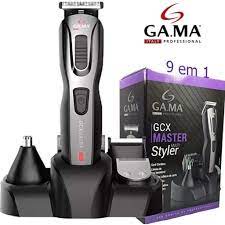 Aparador De Pelos Gama Multi Styler Gcx Master Prata Preto Bivolt