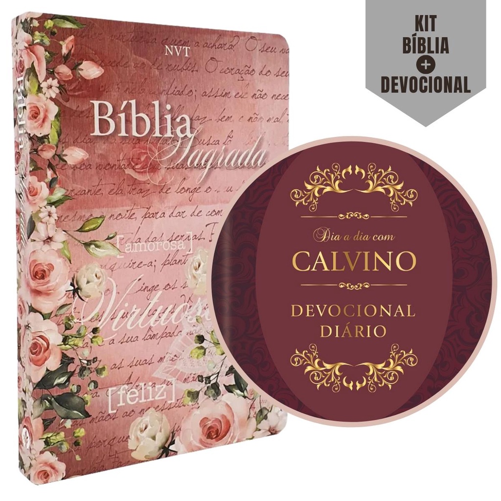 Kit B Blia Sagrada Crist Nvt Virtuosa Plano De Leitura