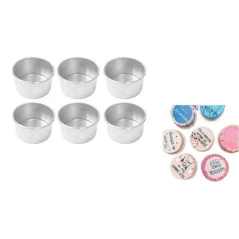 Kit Formas Bento Cake Fundo Fixo X Cm Alum Naked Cake Shopee Brasil