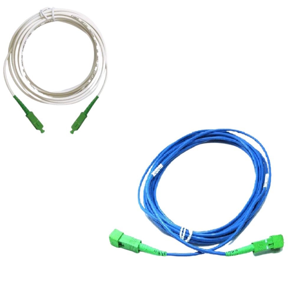 Cord O Ptico Patch Cord Fibra Ptica M Branco Azul Sc Apc Shopee Brasil