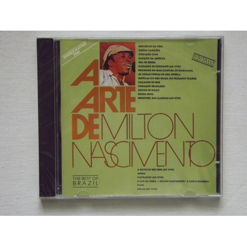 Cd A Arte De Milton Nascimento Novo Original Lacrado Shopee Brasil