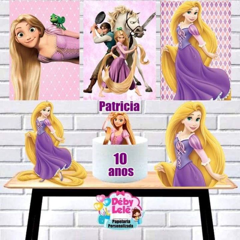 Kit Festa Rapunzel Enrolados Shopee Brasil