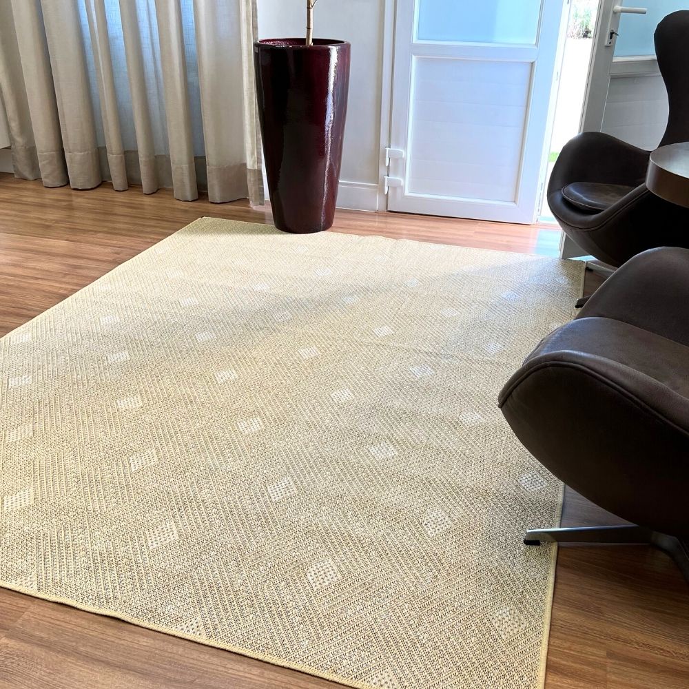 Tapete Para Sala Sisal Moldura Escolha Seu Tamanho Shopee Brasil