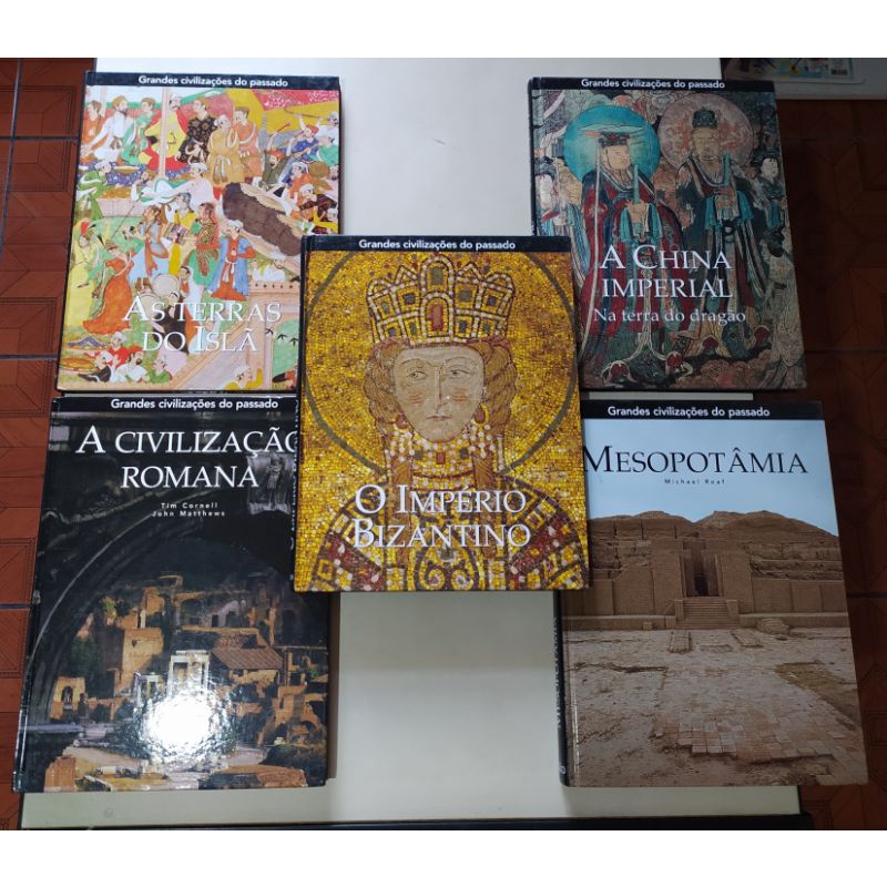 Coleção Grandes Civilizações do Passado 11 volumes Folio Shopee