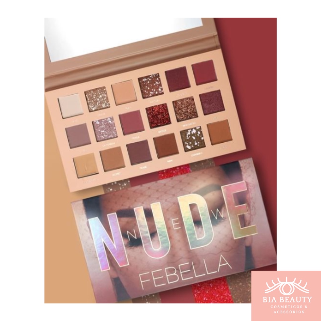 Paleta Nude Febella Shopee Brasil