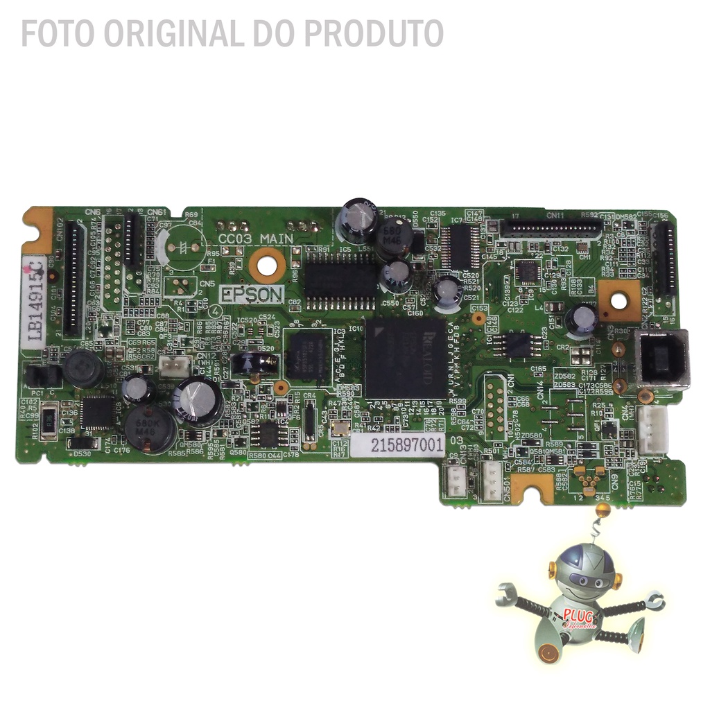 Placa Lógica Impressora Epson L355 Shopee Brasil