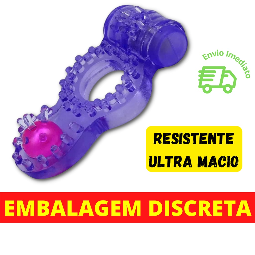 Anel Peniano Vibro e Pérola Estimuladora Vibrador Shopee Brasil