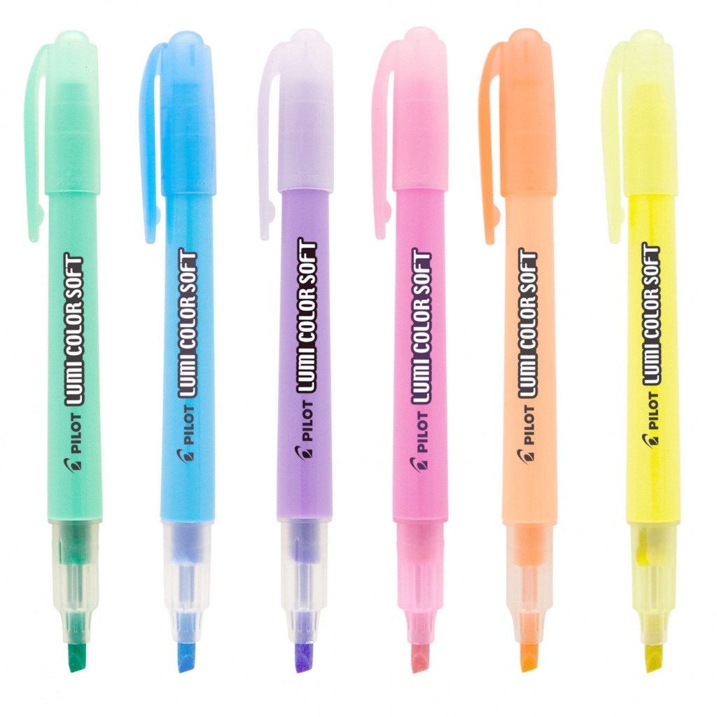 Marca Texto Lumi Color Soft Tom Pastel Pilot Shopee Brasil