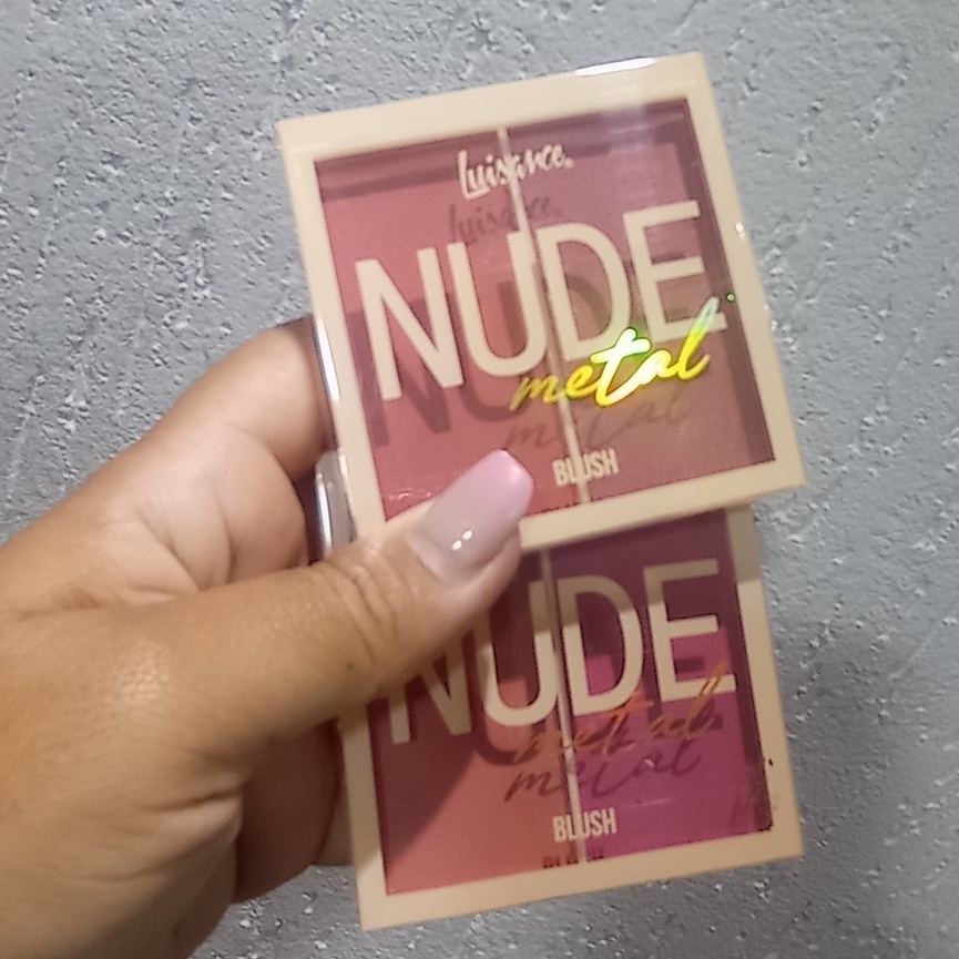 Blush Nude Metal Luisance Shopee Brasil