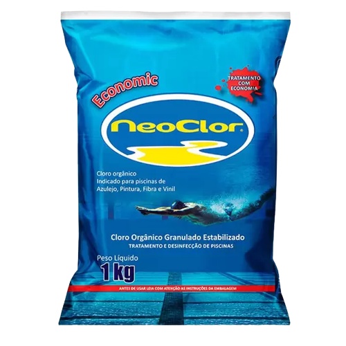 Cloro Neoclor Economic Dicloro Estabilizado Para Piscina 1kg Shopee