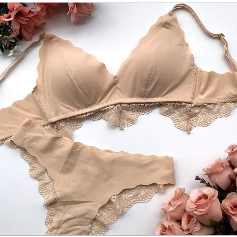 Conjunto Gabi Nude Shopee Brasil