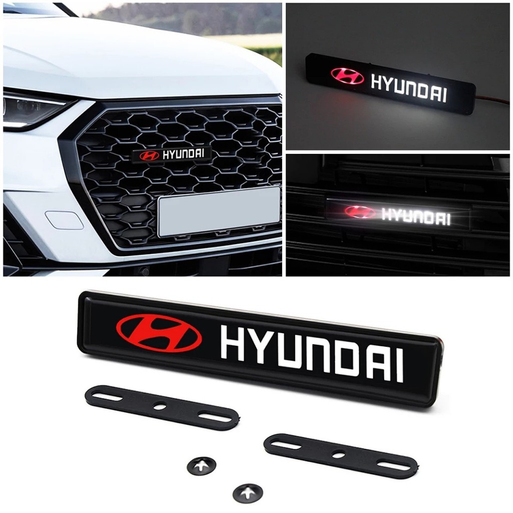 Emblema Led Logo Marca Que Acende Grade Do Carro Shopee Brasil