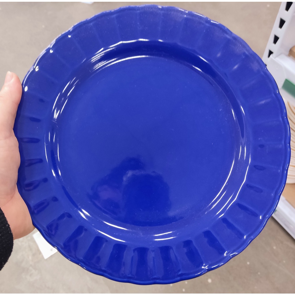 Prato Raso Caribe Azul Escuro Nude Shopee Brasil