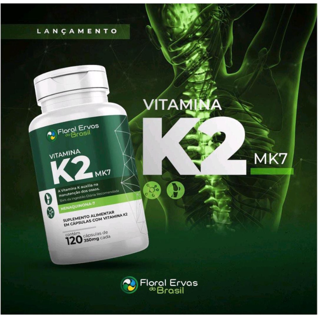 Promo O Vitamina K Mk C Psulas Menaquinona Lan Amento