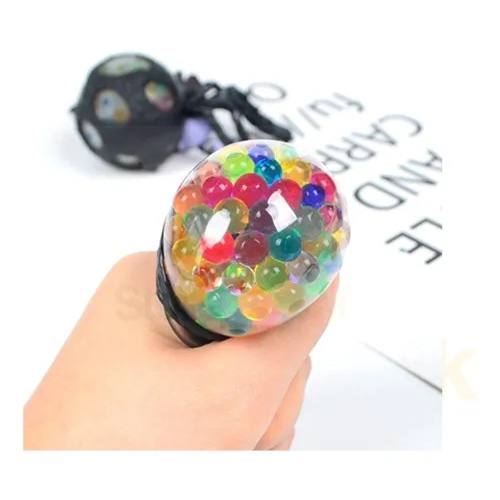 Kit 2 6 Bola Anti Stress Fidget Squishy Ball Aranha Negra Shopee Brasil